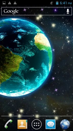 3D Earth Live Wallpaper截图6