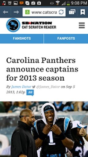 Carolina Panther News By JD截图6