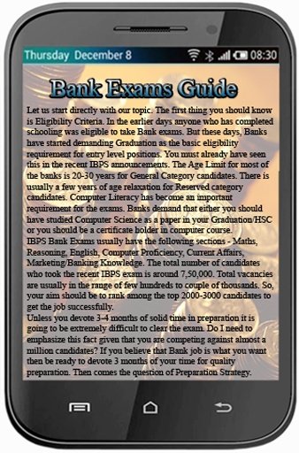 Bank Exams Guide截图3