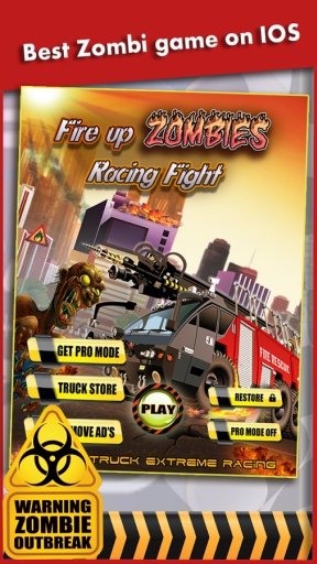 Zombies extreme Fire Truck截图3