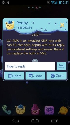 GO SMS PRO TWINKLESTAR THEMEEX截图3