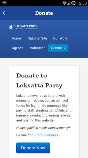 Loksatta Party - Official截图4