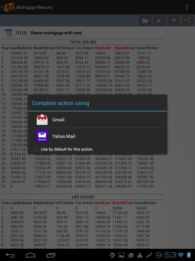 Mortgage Returns Calculator截图2