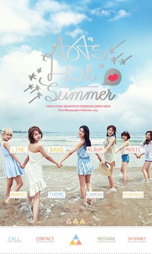 AOA Hot Summer dodol theme截图2