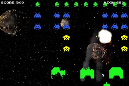 Space Invaders HD截图3