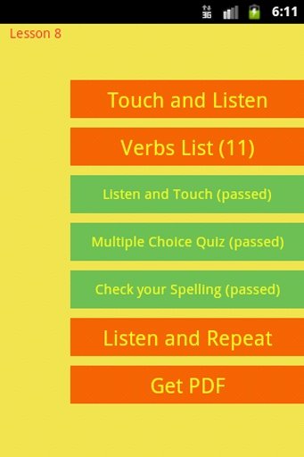 English Irregular Verbs 7 - 9截图5