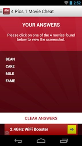 4 Pics 1 Movie Answers &amp; Cheat截图9