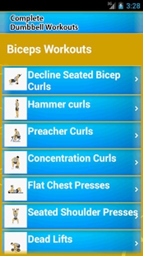 Dumbbell Workouts截图11