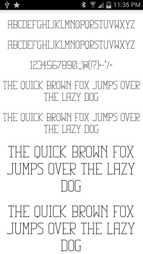 Free Fonts Pack 20截图1