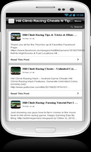 Hill Climb Racing Cheats N Tip截图2