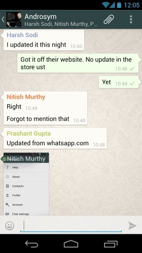 Use Whatsapp on Tablet截图1