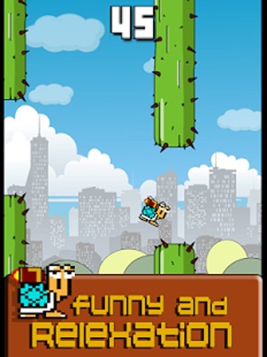 Flappy Turtle-Jetpack fly截图11