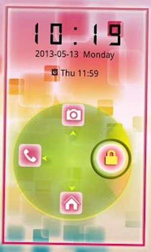 Finger Scanner Abstract Locker截图1