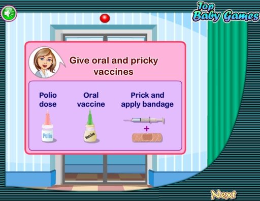 Baby Care Clinic Game Free截图1