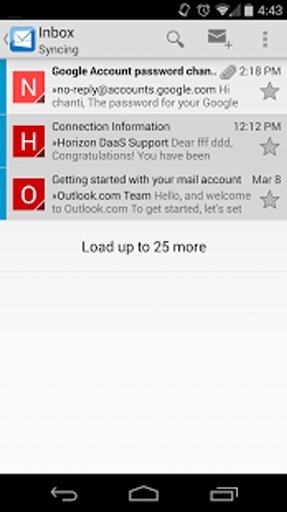 Hotmail Touch (Email Client)截图1