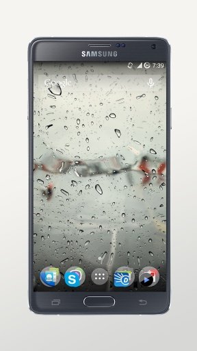 Note 4 Rain Drop LWP截图1