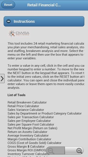 Retail Financial Calculators截图1