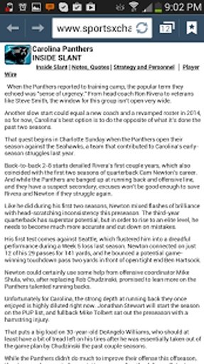 Carolina Panther News By JD截图5