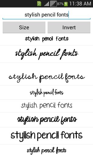 Free Pencil Fonts截图3