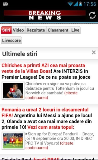 Breaking News Versiunea Mobila截图2