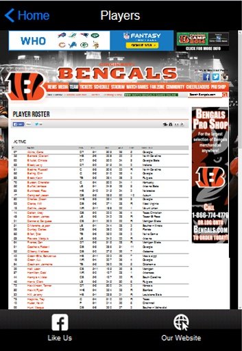 The Cincinnati Bengals截图1