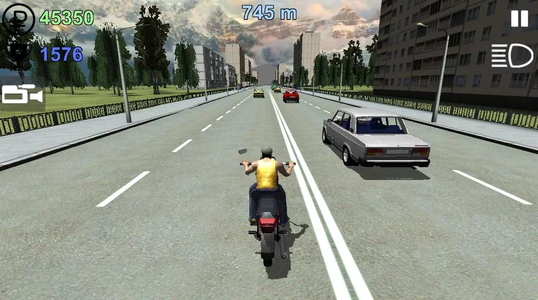 Russian Moto Race the Traffic截图5