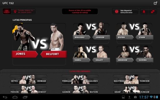 UFC Budweiser -Tablet截图4