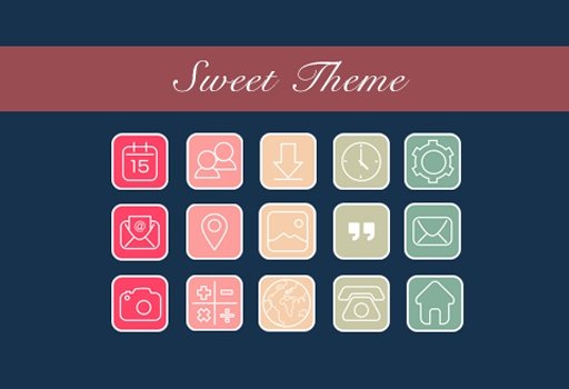 Sweet Color Solo Theme &amp; Icons截图2