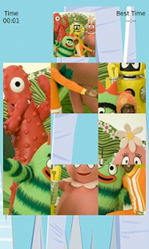 Yo Gabba Gabba Sliding Puzzle截图8