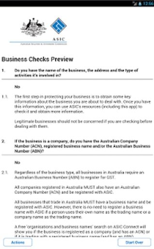 ASIC Business Checks截图7