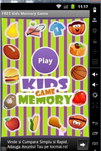 Free Kids Memory Game截图1