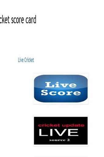 Cricket - Cricket Live scores截图3