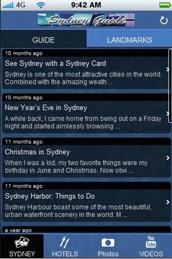 SYDNEY GUIDE INFO.截图2