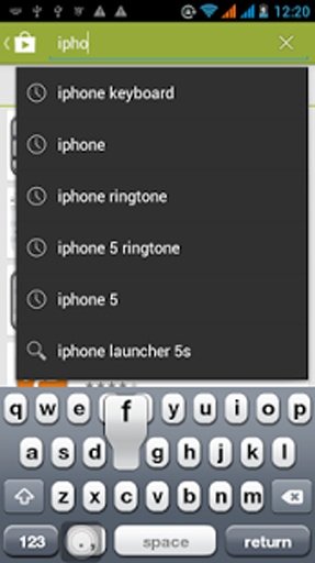 iPhone keyboard截图1