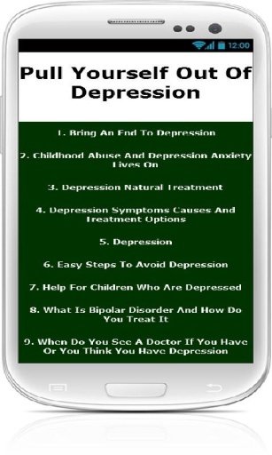 Get Yourself Out Of Depression截图1