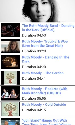 RUTH MOODY MUSIC TUBE HD截图3