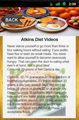 Atkins Diet Videos截图4