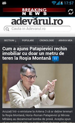 Breaking News Versiunea Mobila截图4