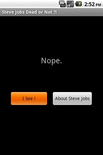 Steve Jobs Dead or Not ?截图1