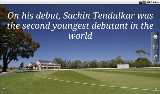 Sachin Facts Live Wallpaper截图2