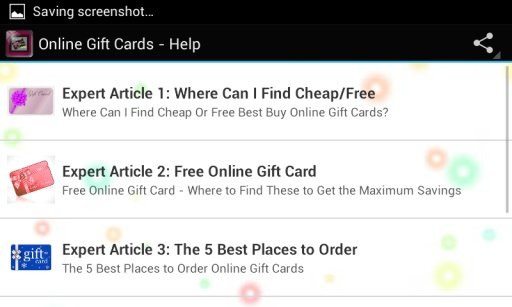 Online Gift Cards - Help截图4