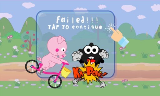 Peppie Pig Bike Racing Games截图6