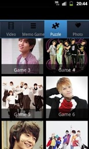 SHINee Picture &amp; Puzzle Games截图3