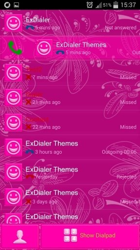 ExDialer粉红色辉光截图4