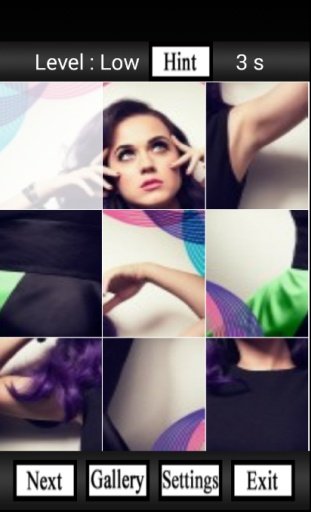 Katty Perry Puzzle Wallpaper截图3