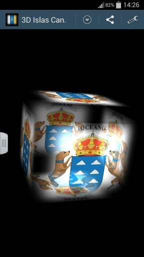 3D Canary Islands Cube Flag截图4