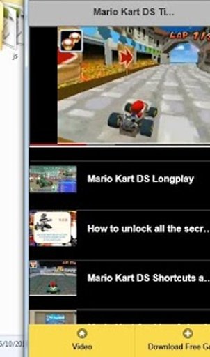 Mario Kart DS Tip Trick Cheats截图8