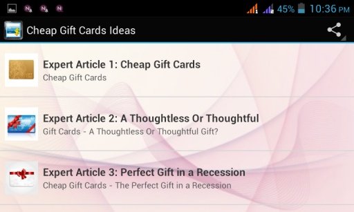 Cheap Gift Cards Ideas截图4