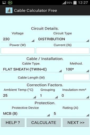 Cable Calculator Free截图4