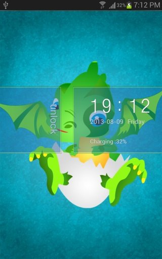 Green Baby Dragon Go Locker截图1